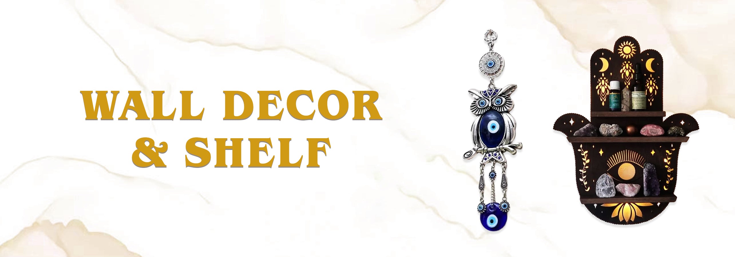 Olivenorma Wooden Flying Birds Crystal Shelf