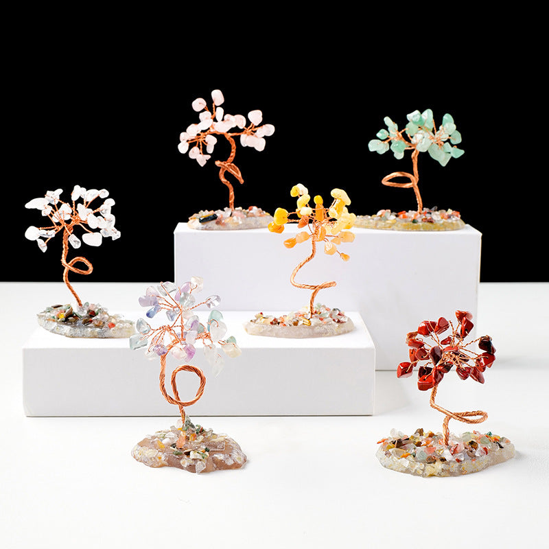 copper money tree Olivenorma 1pc Money Tree Copper Wire Wrapped Feng Shui Tree – us.olivenorma