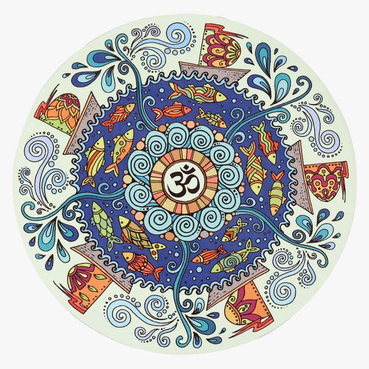 Olivenorma 60cm Small Round Non-Slip Yoga Mat