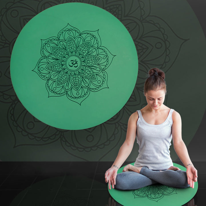 Olivenorma 60cm Meditation Om Lotus Symbol Yoga Mat