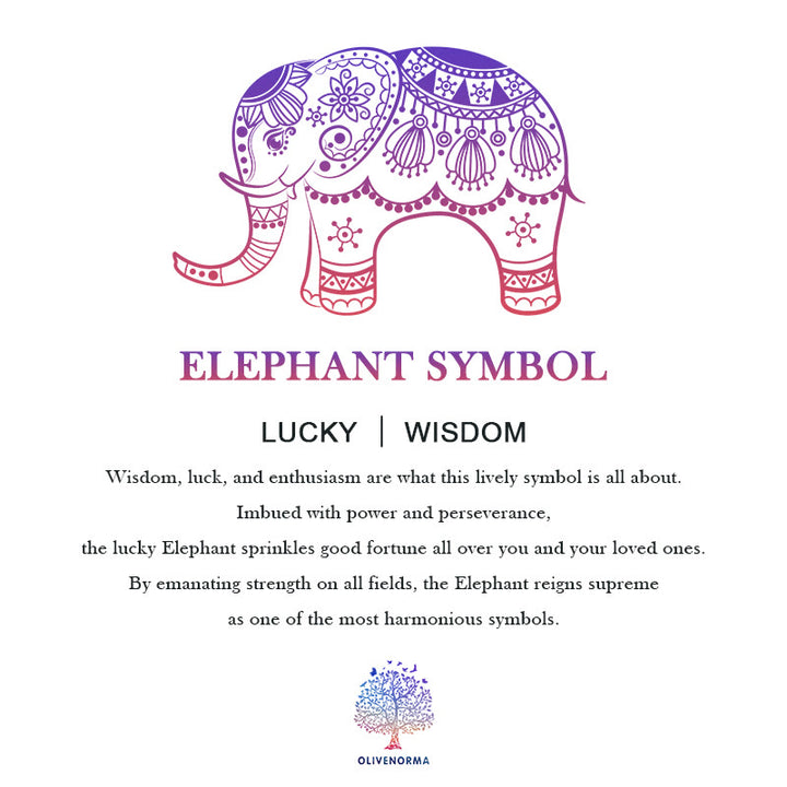 Olivenorma Cotton Colorful Lotus Elephant Printed T-shirt