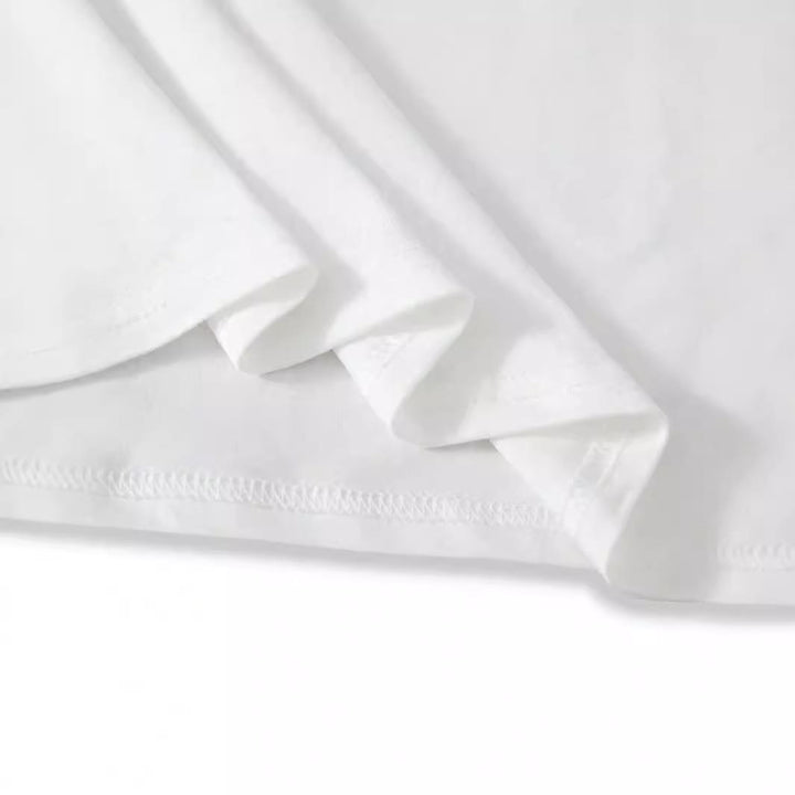 Olivenorma Blue Evil Eye Print White T-Shirt