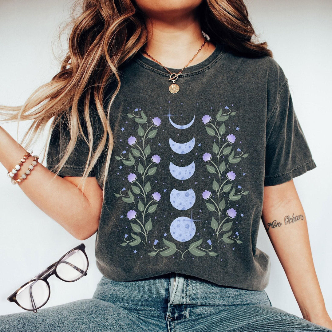 Olivenorma Celestial Moon Phases T-Shirt