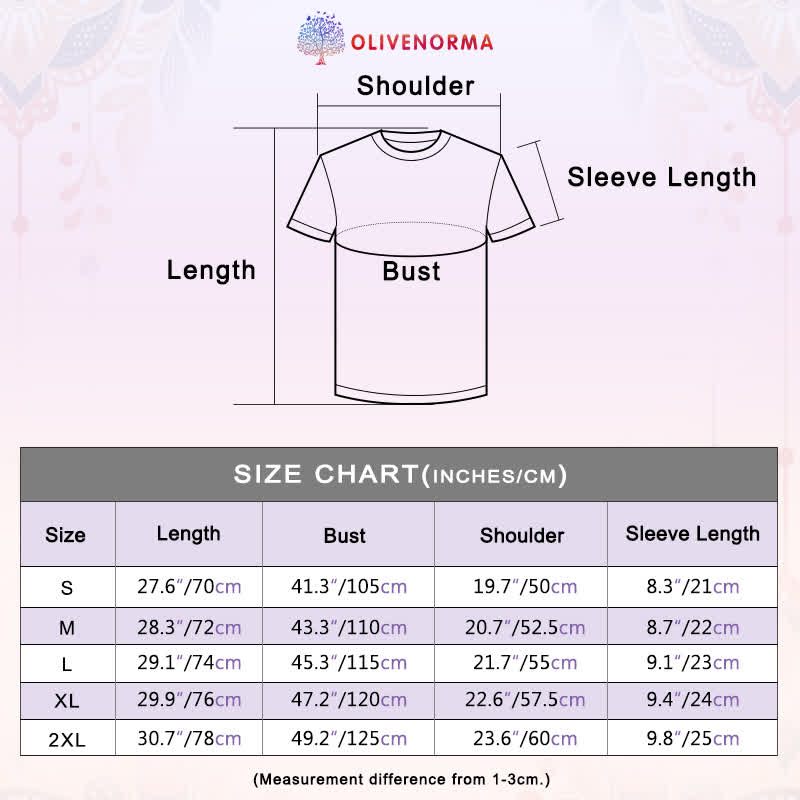 Olivenorma Tree of Life Inspirational Cotton T-Shirts