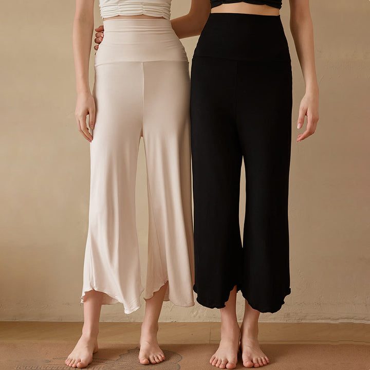 Olivenorma Stretchy Cropped Flare Yoga Pants