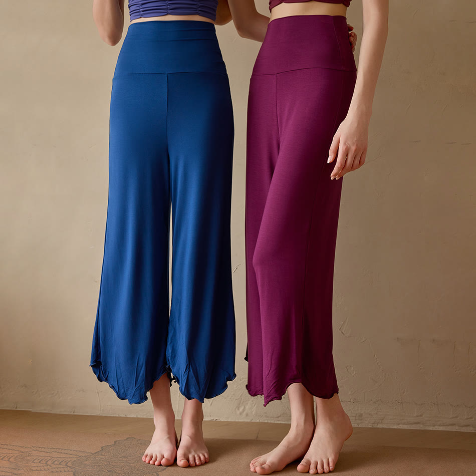 Olivenorma Stretchy Cropped Flare Yoga Pants