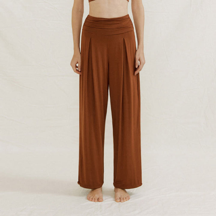 Olivenorma Adjustable Wide-Leg Flow Yoga Pants