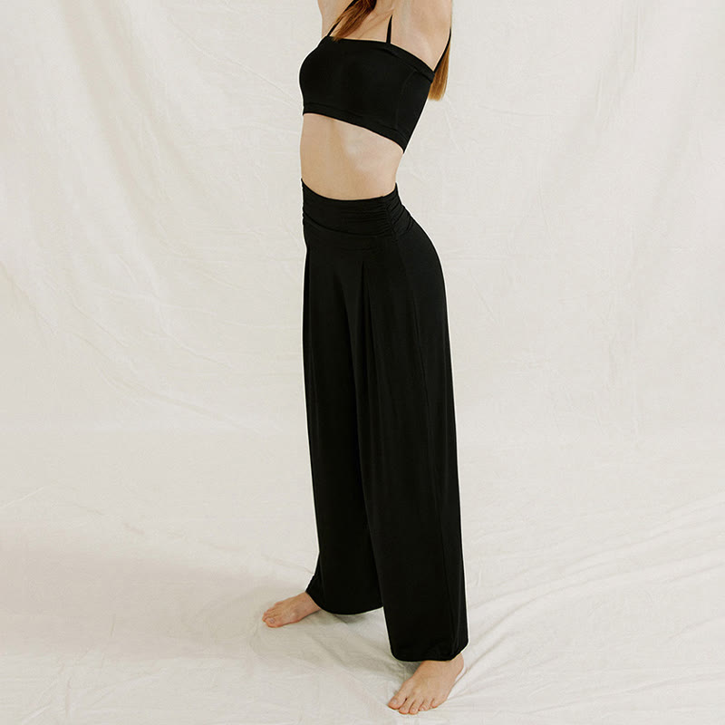 Olivenorma Adjustable Wide-Leg Flow Yoga Pants