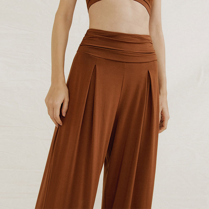 Olivenorma Adjustable Wide-Leg Flow Yoga Pants