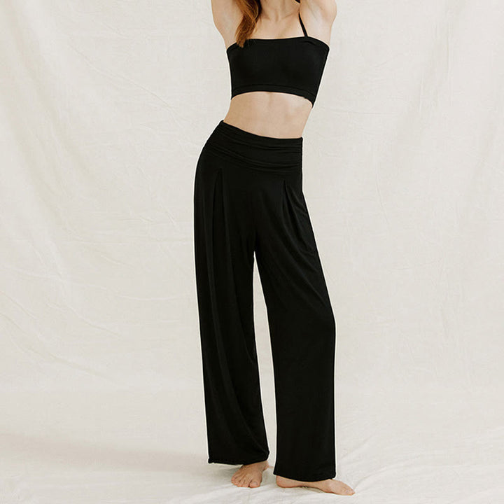 Olivenorma Adjustable Wide-Leg Flow Yoga Pants