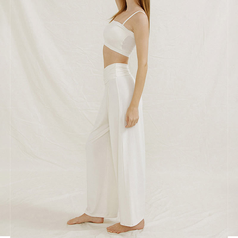 Olivenorma Adjustable Wide-Leg Flow Yoga Pants