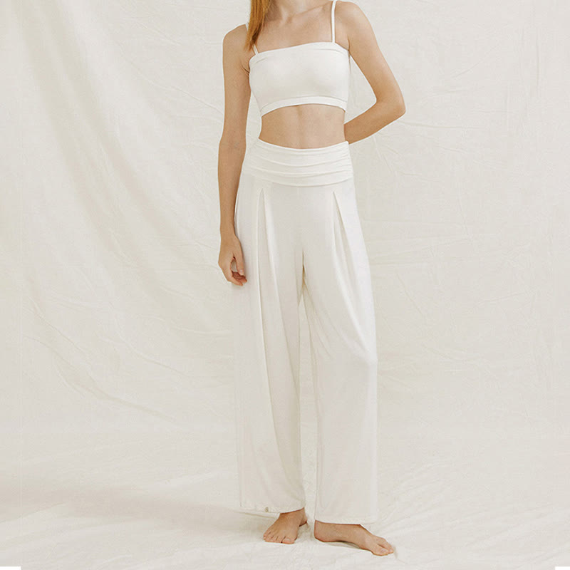 Olivenorma Adjustable Wide-Leg Flow Yoga Pants