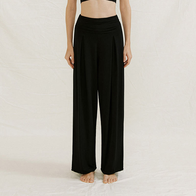 Olivenorma Adjustable Wide-Leg Flow Yoga Pants