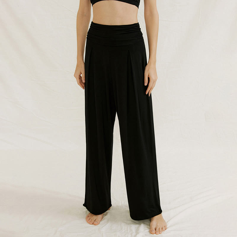 Olivenorma Adjustable Wide-Leg Flow Yoga Pants