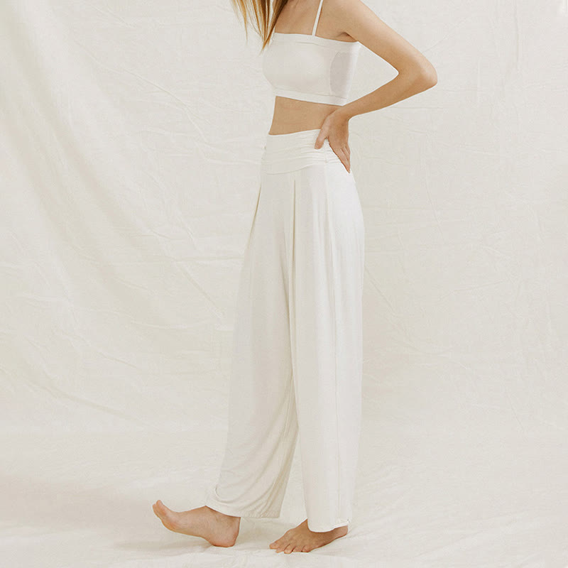 Olivenorma Adjustable Wide-Leg Flow Yoga Pants