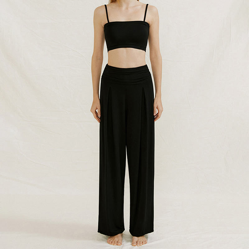 Olivenorma Adjustable Wide-Leg Flow Yoga Pants