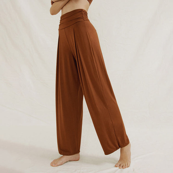 Olivenorma Adjustable Wide-Leg Flow Yoga Pants