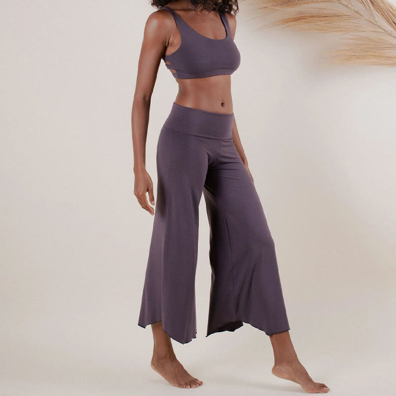 Olivenorma High-Waist Yoga Cropped Flare Pants - image 3
