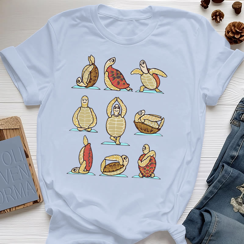 Olivenorma Yoga Turtle T-Shirt