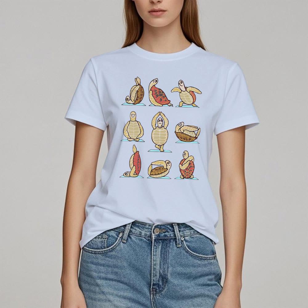 Olivenorma Yoga Turtle T-Shirt