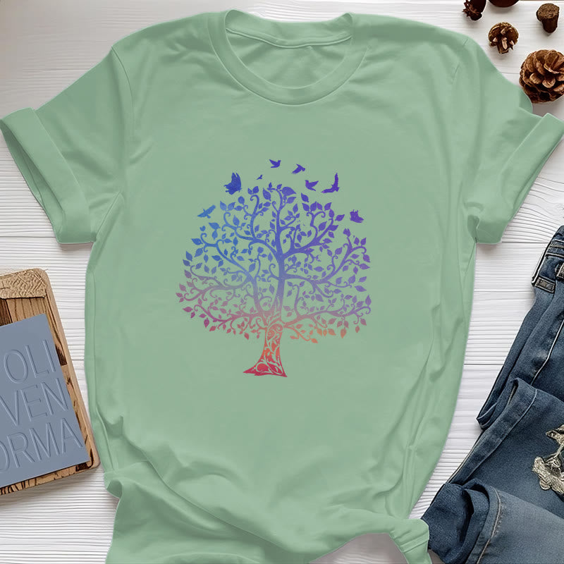 Olivenorma Logo "Tree Of Life" Printed T-shirt