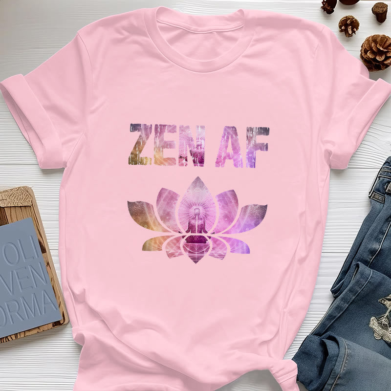 Olivenorma Zen AF Yoga Lotus T-Shirt