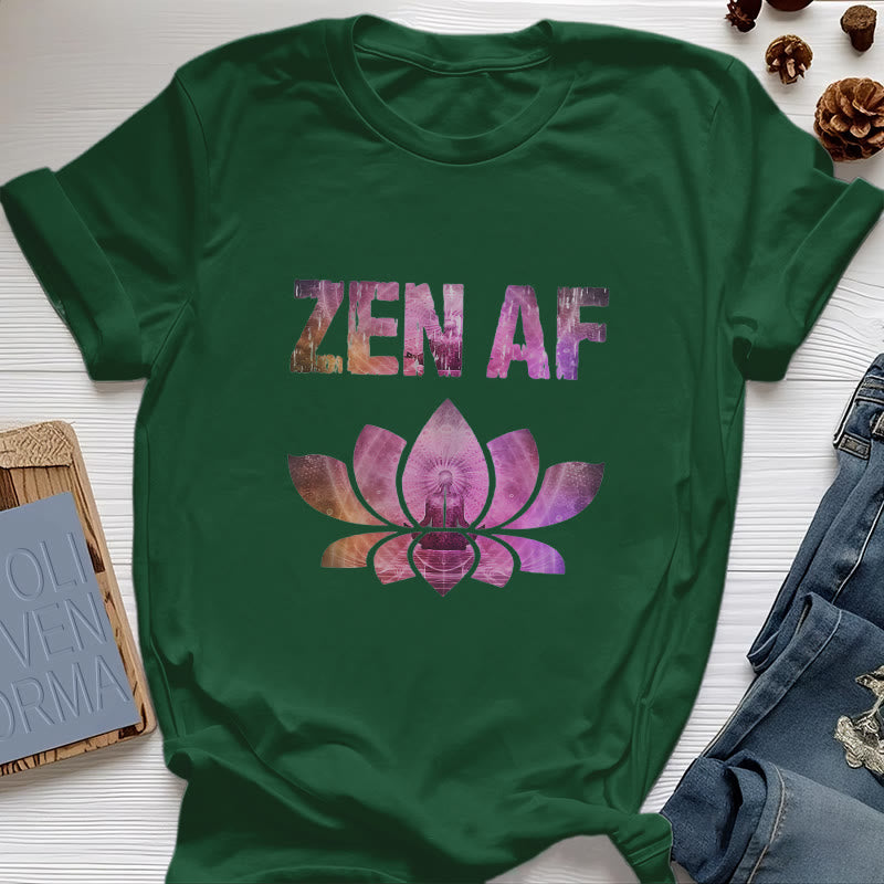 Olivenorma Zen AF Yoga Lotus T-Shirt