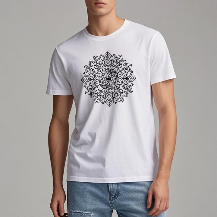 Olivenorma Flower Mandala Lotus T-Shirt