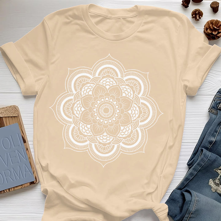 Olivenorma Mandala Lotus T-shirt