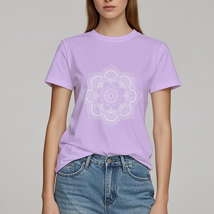Olivenorma Mandala Lotus T-shirt