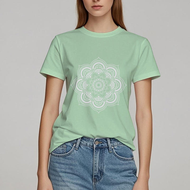 Olivenorma Mandala Lotus T-shirt