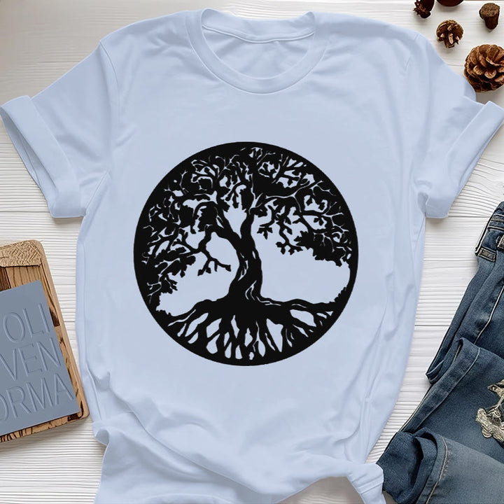 Olivenorma Circle Tree Of Life T-shirt