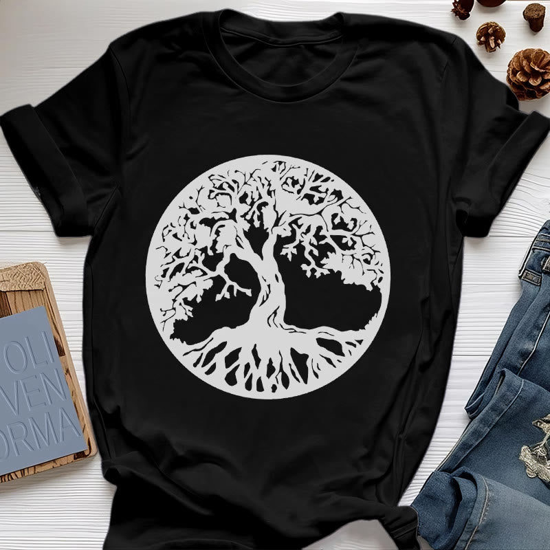 Olivenorma Circle Tree Of Life T-shirt