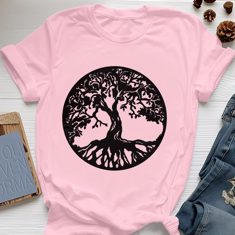 Olivenorma Circle Tree Of Life T-shirt