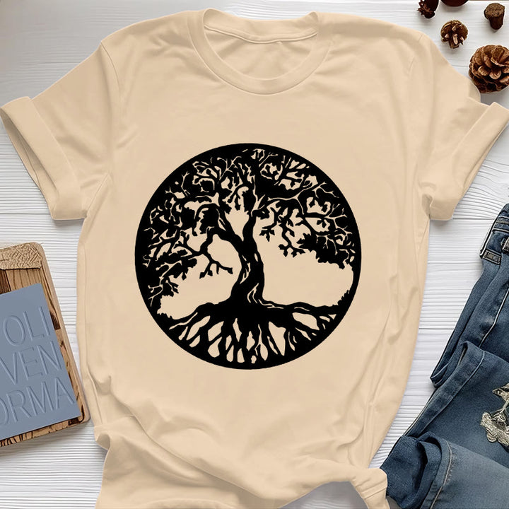 Olivenorma Circle Tree Of Life T-shirt