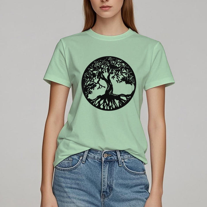 Olivenorma Circle Tree Of Life T-shirt