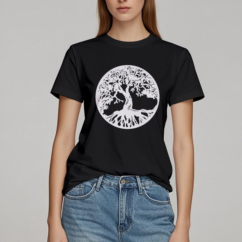 Olivenorma Circle Tree Of Life T-shirt