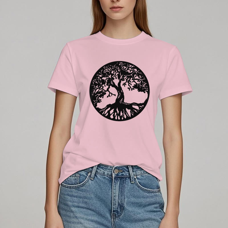 Olivenorma Circle Tree Of Life T-shirt