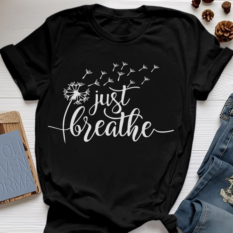 Olivenorma Just Breathe Dandelion T-shirt