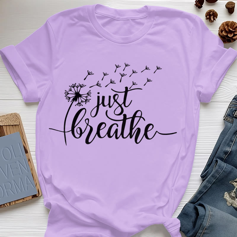 Olivenorma Just Breathe Dandelion T-shirt