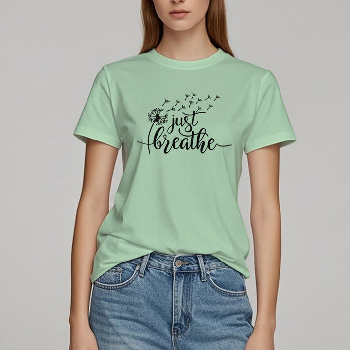 Olivenorma Just Breathe Dandelion T-shirt