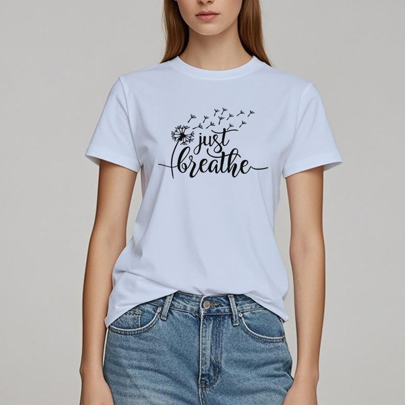 Olivenorma Just Breathe Dandelion T-shirt