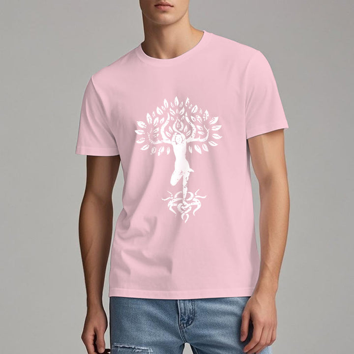 Olivenorma Flower Zen Tree T-Shirt
