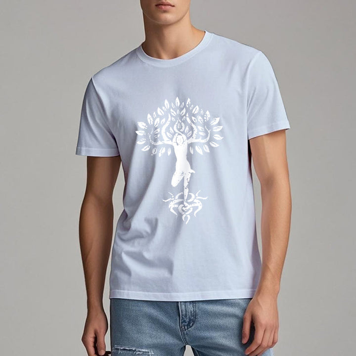 Olivenorma Flower Zen Tree T-Shirt