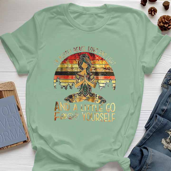 Olivenorma Mostly Peace T-Shirt