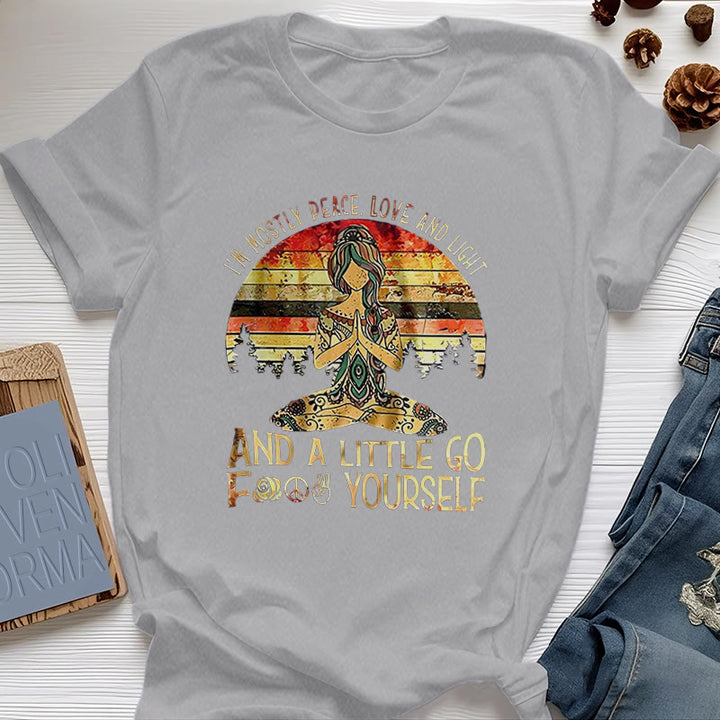 Olivenorma Mostly Peace T-Shirt