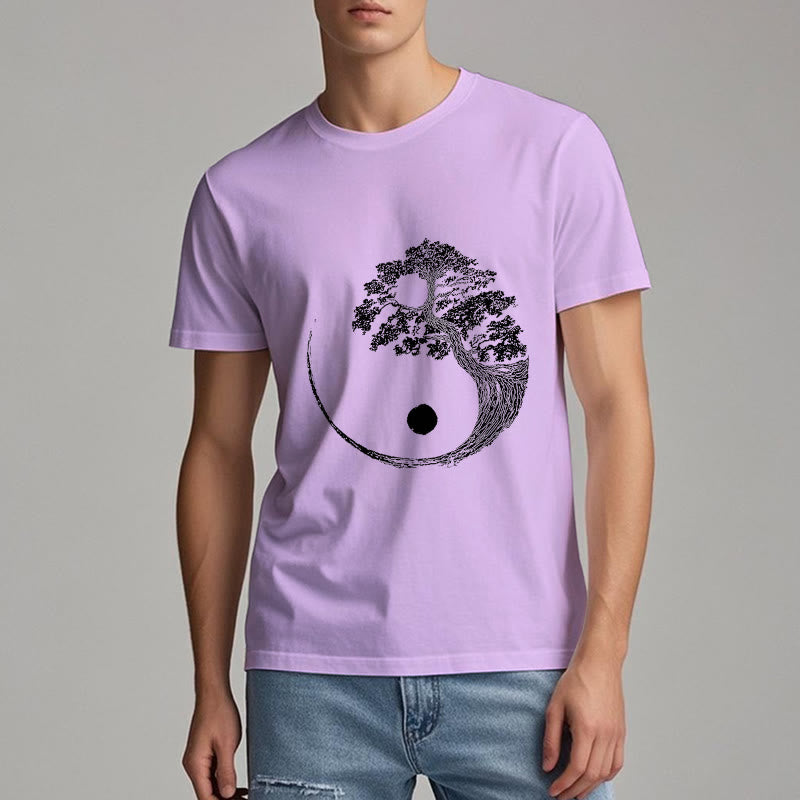 Olivenorma Yin Yang Bonsai Tree T-shirt