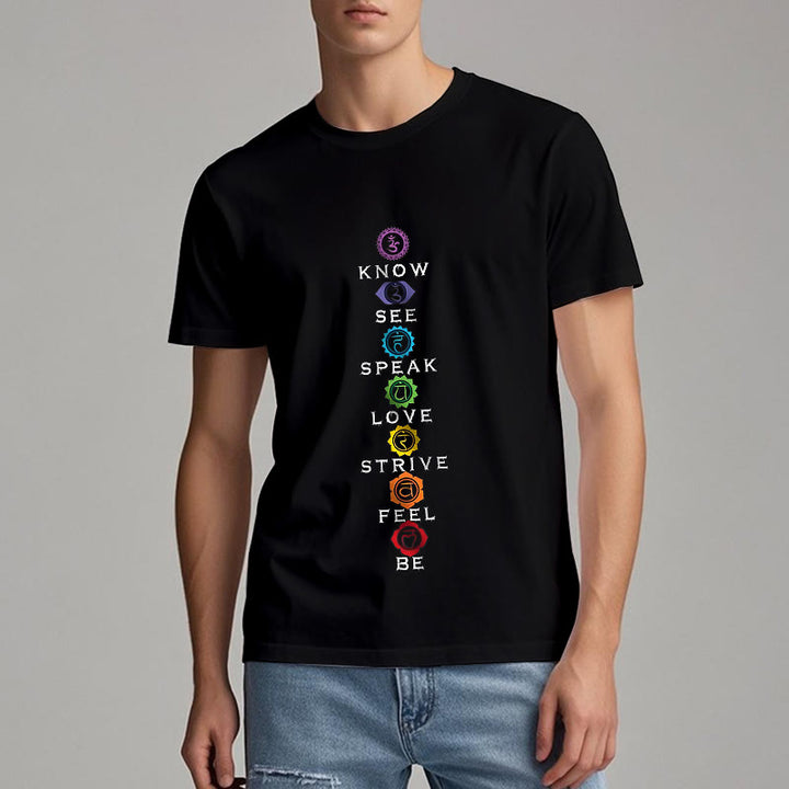 Olivenorma Chakra List Tantric Hinduism T-Shirt