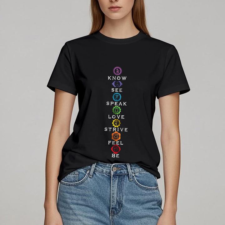 Olivenorma Chakra List Tantric Hinduism T-Shirt