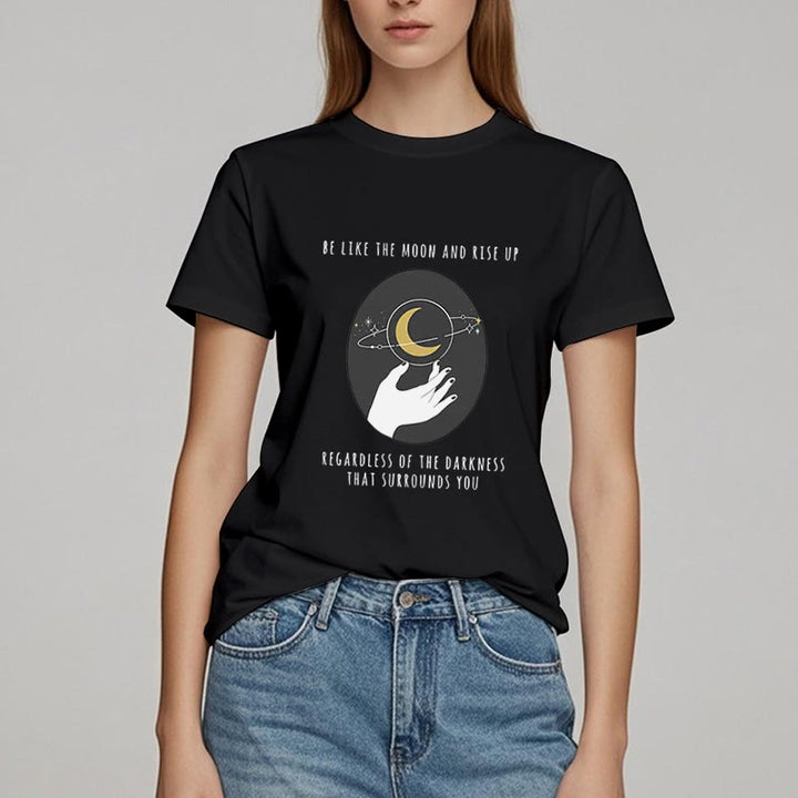 Olivenorma Be Like The Moon T-Shirt